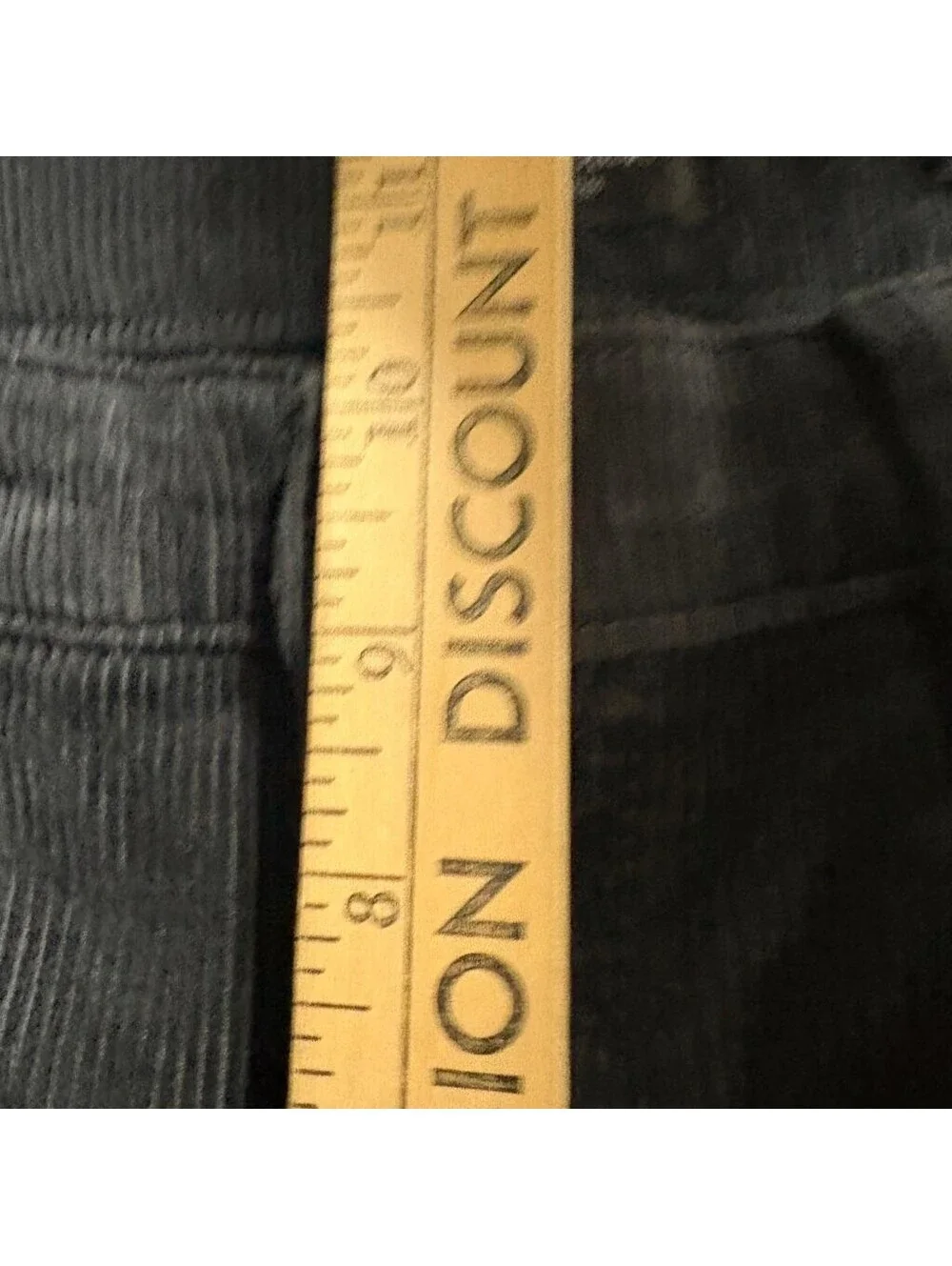 Banana Republic Corduroy Pants Womens 29 Charcoal Gray High Rise Straight Leg